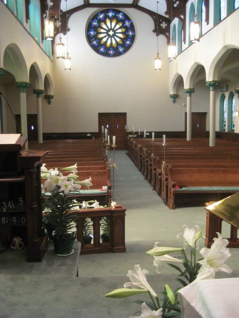 2014_04_20 aisle candles from Chancel