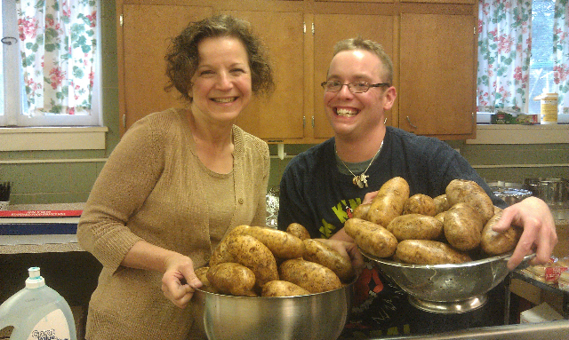 Karla Joey and potatoes